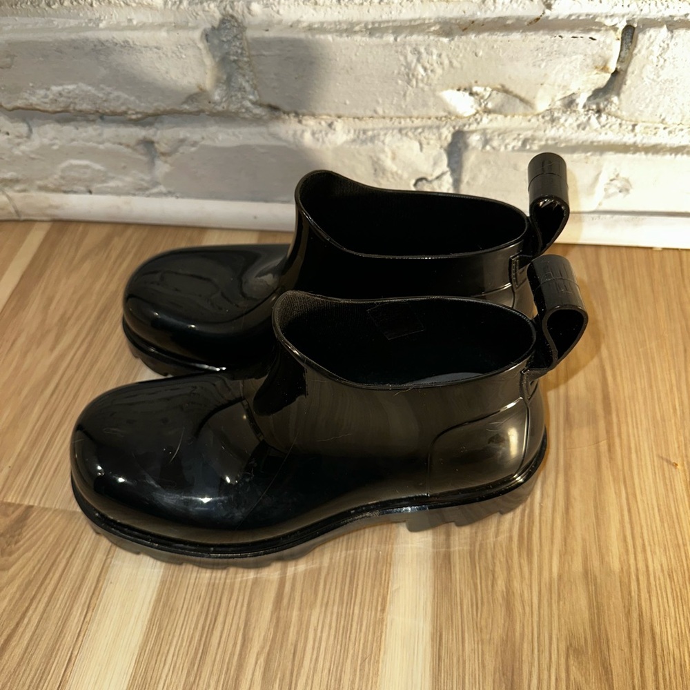 Black Ankle Rain Boots / Free People brand